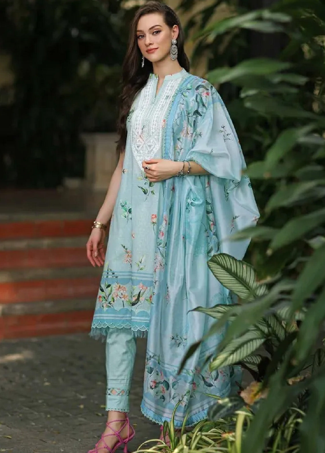 The Magic Of Luxury Fashion By Gul Ahmed Embroidered Lawn Unstitched 3 Piece Suit - GA24PL SSM-42009 The Magic Of Luxury Fashion By Gul Ahmed Embroidered Lawn Unstitched 3 Piece Suit - GA24PL SSM-42009