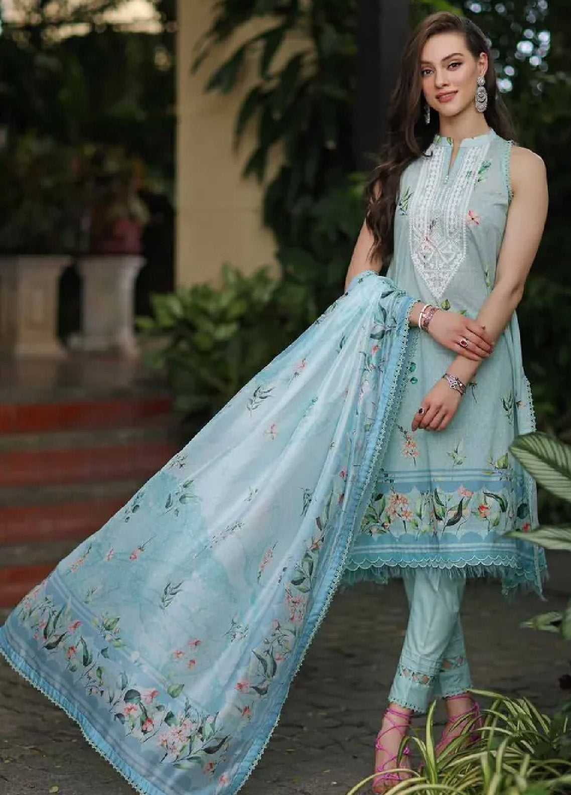 The Magic Of Luxury Fashion By Gul Ahmed Embroidered Lawn Unstitched 3 Piece Suit - GA24PL SSM-42009 The Magic Of Luxury Fashion By Gul Ahmed Embroidered Lawn Unstitched 3 Piece Suit - GA24PL SSM-42009