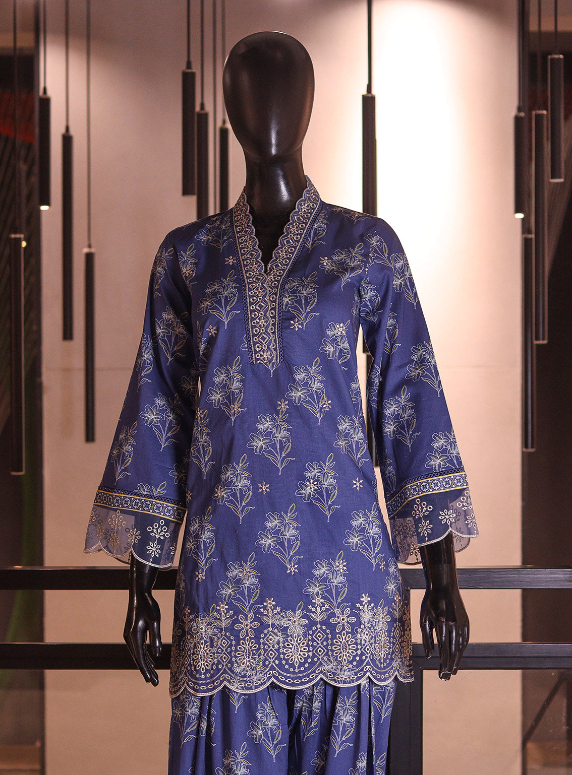 Saba Sumaiya Embroidered Lawn 2 Piece Stitched Shirt Trouser SSY26E D-5254-BL Saba Sumaiya Embroidered Lawn 2 Piece Stitched Shirt Trouser SSY26E D-5254-BL