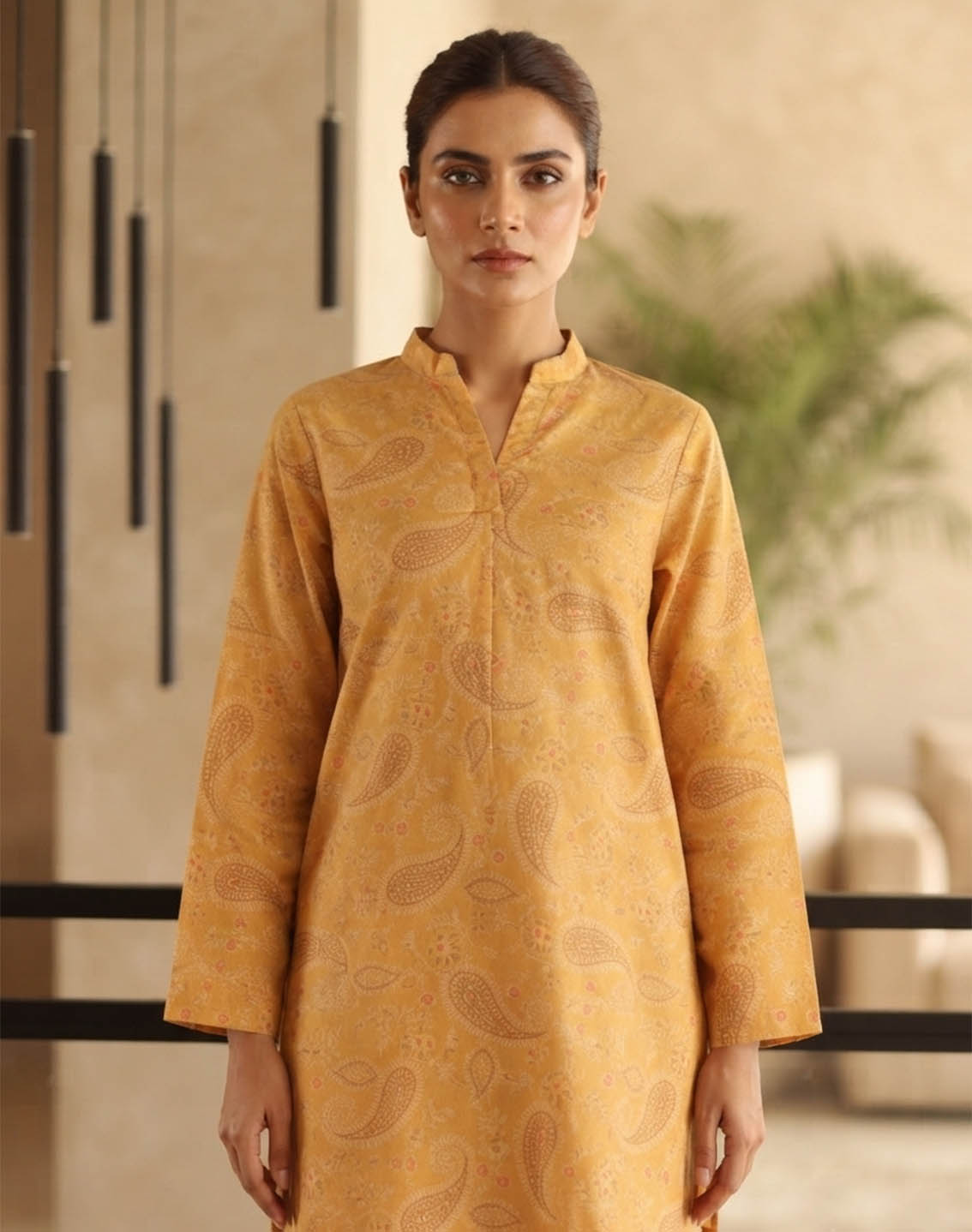 Saba Sumaiya Printed Lawn 2 Piece Stitched Shirt Trouser SSY26P D-YELLOW DIAMOND Saba Sumaiya Printed Lawn 2 Piece Stitched Shirt Trouser SSY26P D-YELLOW DIAMOND