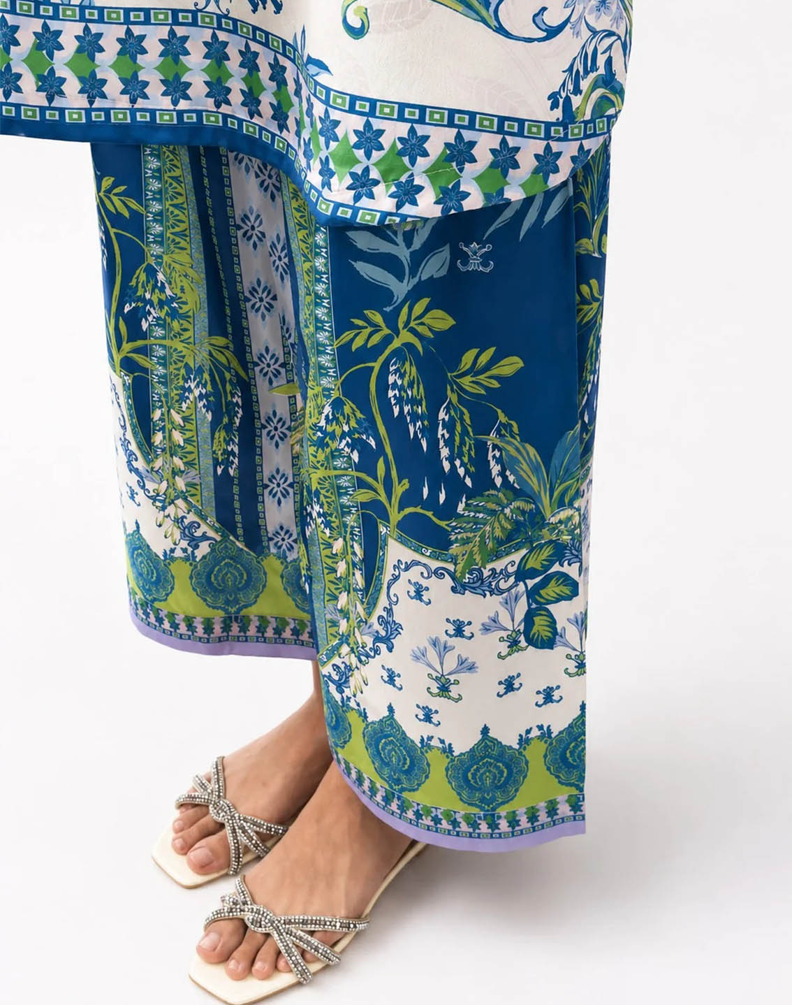 Saba Sumaiya Printed Satin Silk 2 Piece Stitched Shirt Trouser SSY26P D-BLUE EDEN Saba Sumaiya Printed Satin Silk 2 Piece Stitched Shirt Trouser SSY26P D-BLUE EDEN