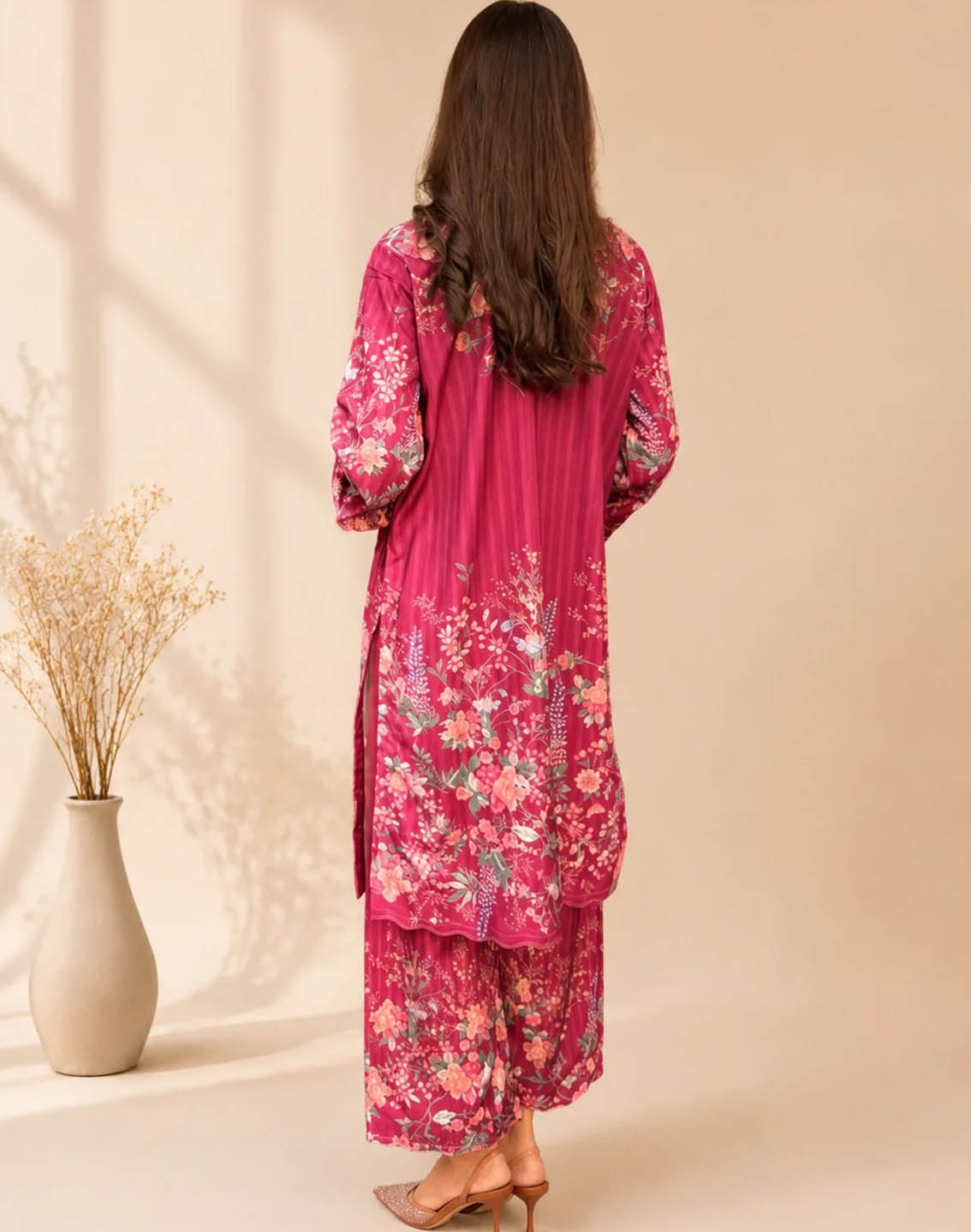 Saba Sumaiya Printed Satin Silk 2 Piece Stitched Shirt Trouser SSY26P D-VELVET BLOOM Saba Sumaiya Printed Satin Silk 2 Piece Stitched Shirt Trouser SSY26P D-VELVET BLOOM