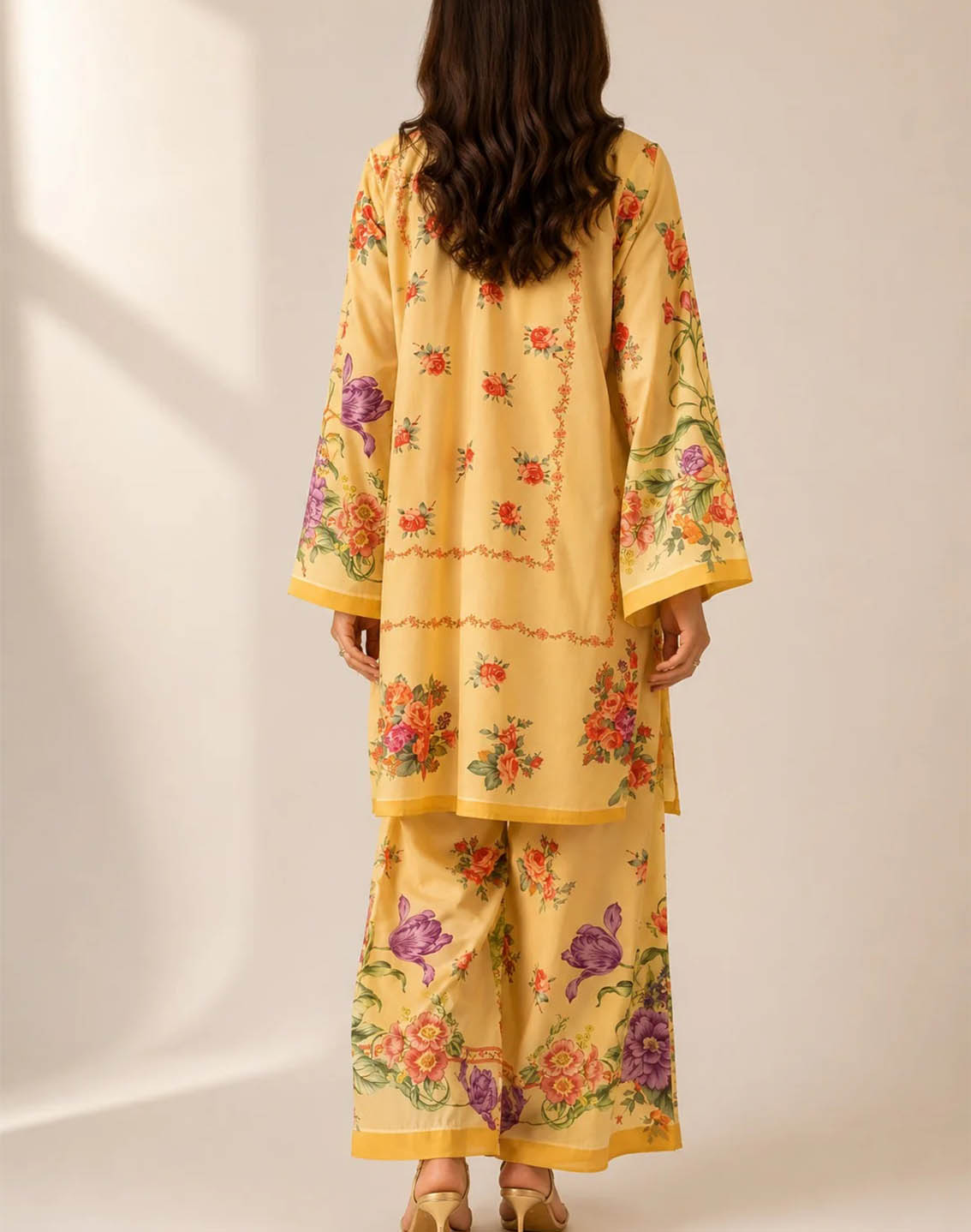 Saba Sumaiya Printed Satin Silk 2 Piece Stitched Shirt Trouser SSY26P D-WHISTERIA Saba Sumaiya Printed Satin Silk 2 Piece Stitched Shirt Trouser SSY26P D-WHISTERIA
