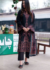 Safarnama By Casual Lite Premium Embroidered Cotton Lawn 3 Piece Stitched Suit CL26SSD D-06 CIARA NOIR