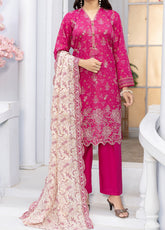 Safia By Aizal Embroidered Lawn 3 Piece Stitched Suit AL26SECD D-03