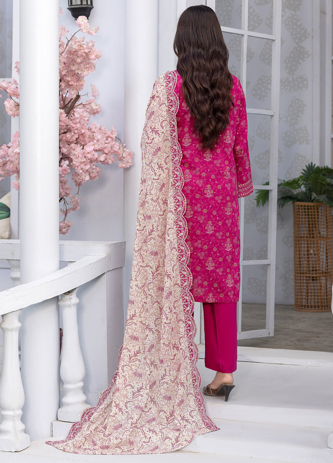 Safia By Aizal Embroidered Lawn 3 Piece Stitched Suit AL26SECD D-03 Safia By Aizal Embroidered Lawn 3 Piece Stitched Suit AL26SECD D-03