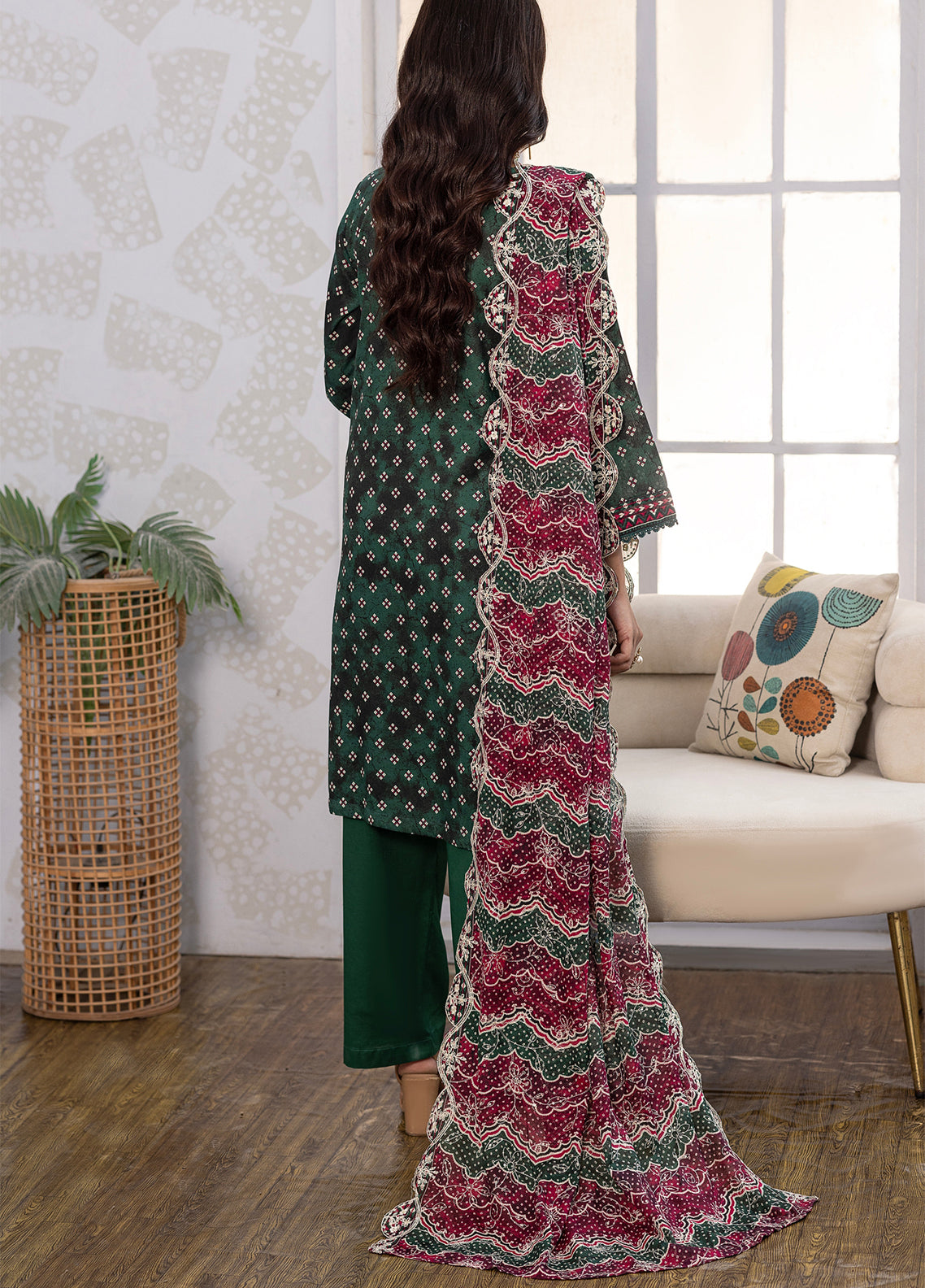 Safia By Aizal Embroidered Lawn 3 Piece Stitched Suit AL26SECD D-04 Safia By Aizal Embroidered Lawn 3 Piece Stitched Suit AL26SECD D-04