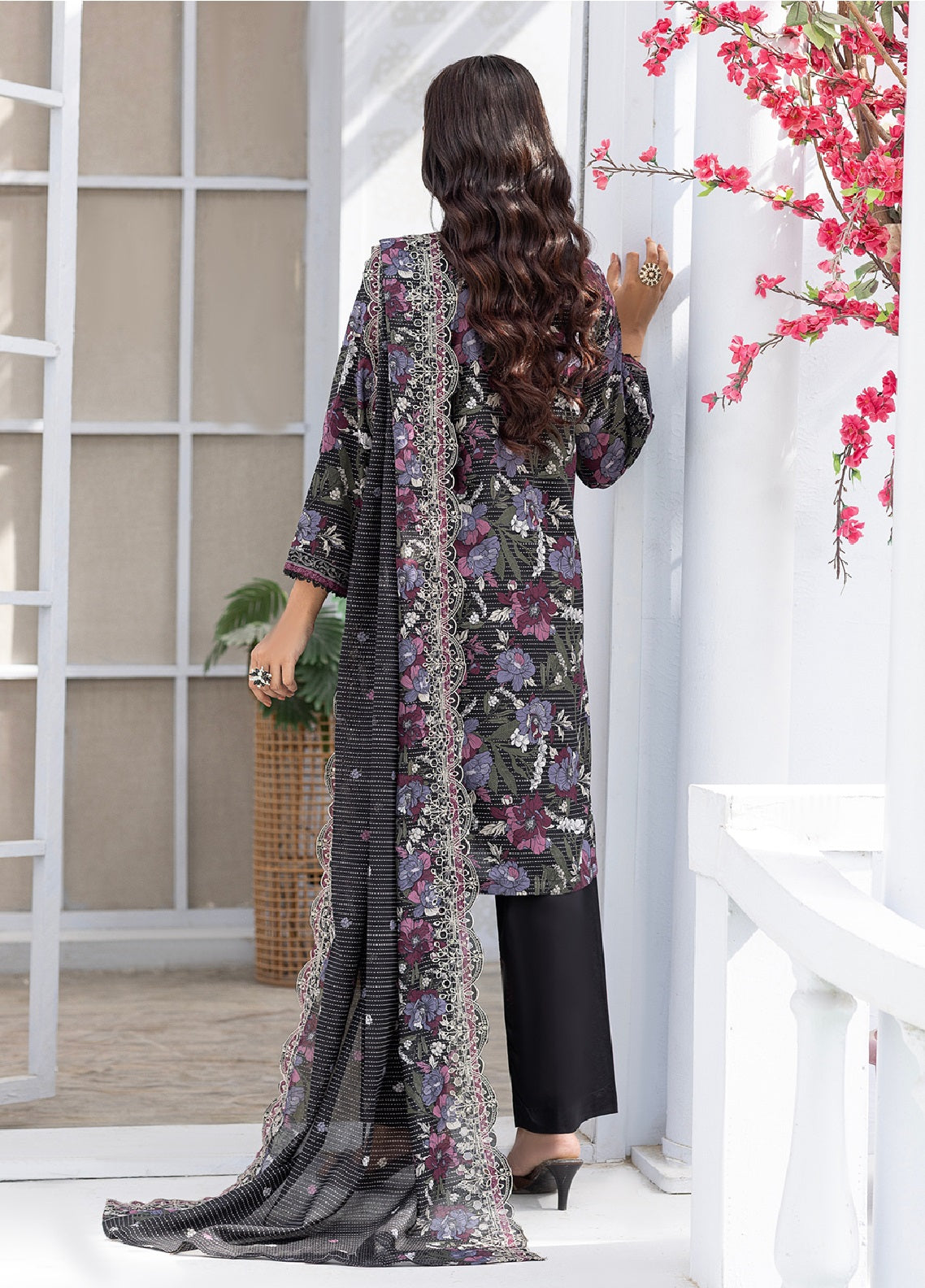 Safia By Aizal Embroidered Lawn 3 Piece Stitched Suit AL26SECD D-05 Safia By Aizal Embroidered Lawn 3 Piece Stitched Suit AL26SECD D-05