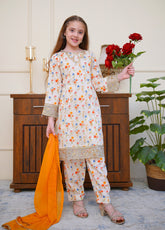 Sahar-E-Eid By Shanzey Girls Stitched 3 Piece Suit For Girls S26SE D-SHK-6803