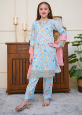 Sahar-E-Eid By Shanzey Girls Stitched 3 Piece Suit For Girls S26SE D-SHK-6804