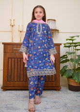 Sahar-E-Eid By Shanzey Girls Stitched 3 Piece Suit For Girls S26SE D-SHK-6805
