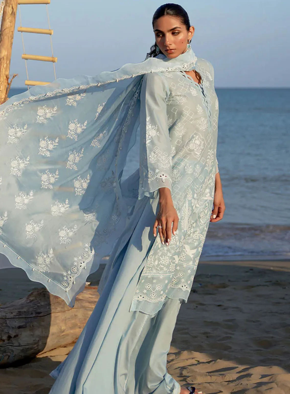 Sahar Embroidered Lawn Suits Unstitched 3 Piece - S24CL 03 Sahar Embroidered Lawn Suits Unstitched 3 Piece - S24CL 03