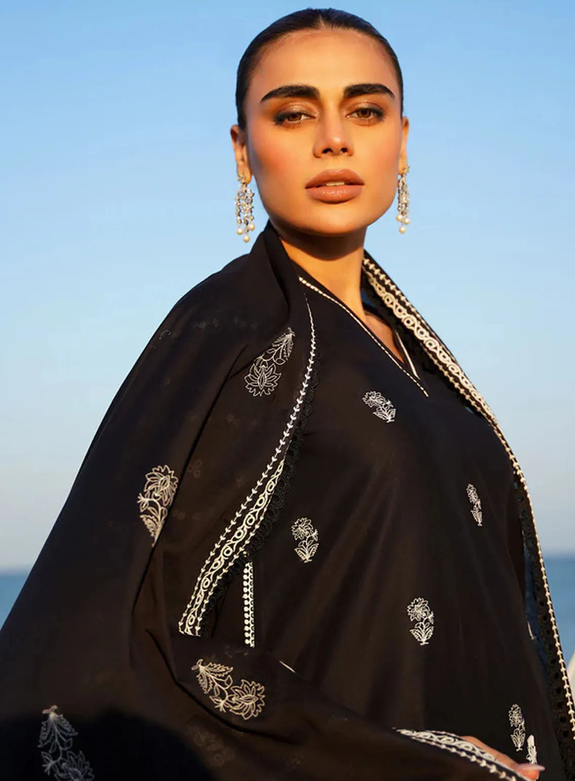 Sahar Embroidered Lawn Suits Unstitched 3 Piece - S24CL 04 Sahar Embroidered Lawn Suits Unstitched 3 Piece - S24CL 04