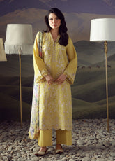 Sahar Festive Embroidered Lawn 3 Piece Unstitched Suit S26FEV2 D-05 SUNSPELL