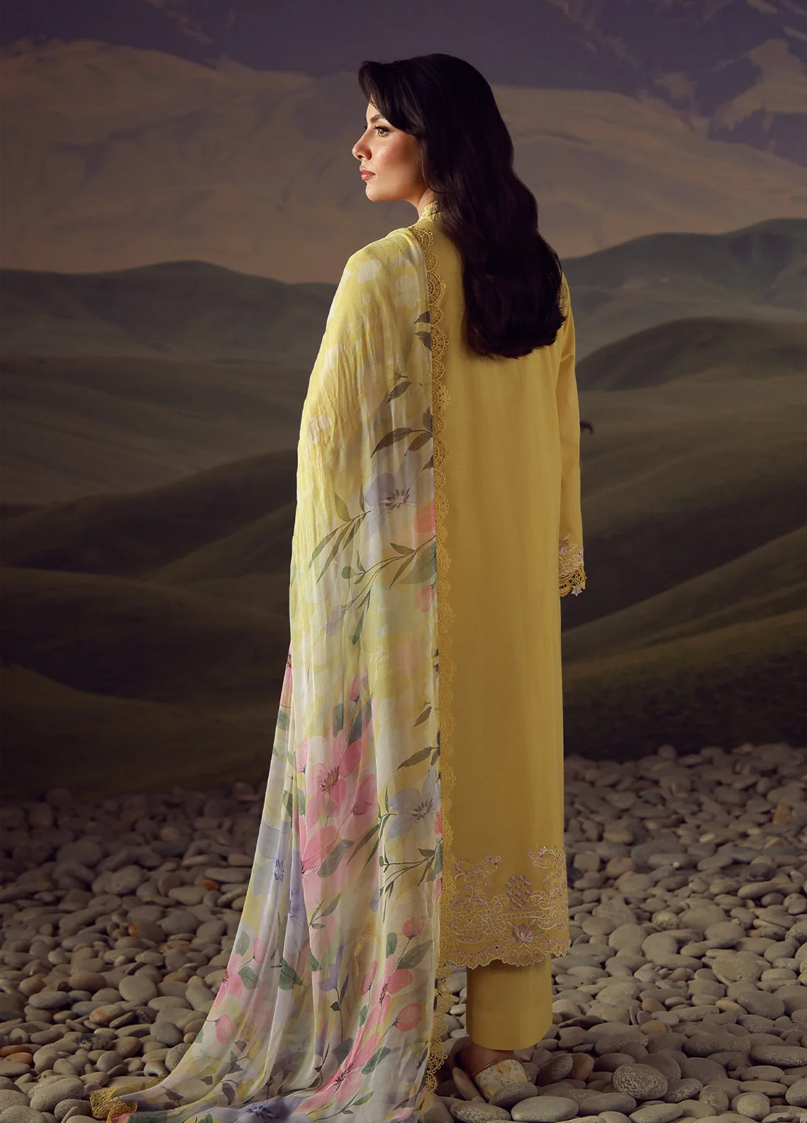 Sahar Festive Embroidered Lawn 3 Piece Unstitched Suit S26FEV2 D-05 SUNSPELL Sahar Festive Embroidered Lawn 3 Piece Unstitched Suit S26FEV2 D-05 SUNSPELL
