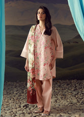 Sahar Festive Embroidered Lawn 3 Piece Unstitched Suit S26FEV2 D-07 ROSE MIRAGE