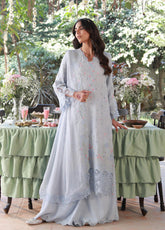 Sahar Luxury Embroidered Lawn 3 Piece Unstitched Suit S26FEL D-02