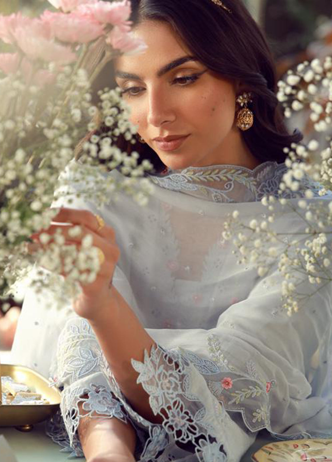 Sahar Luxury Embroidered Lawn 3 Piece Unstitched Suit S26FEL D-02 Sahar Luxury Embroidered Lawn 3 Piece Unstitched Suit S26FEL D-02
