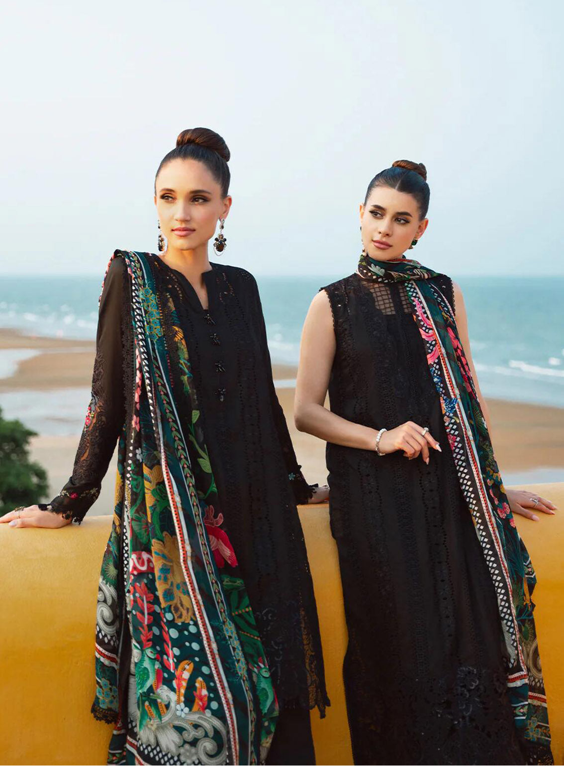 Saira Rizwan Embroidered Lawn Suits Unstitched 3 Piece - SR24L 01 AYZEL Saira Rizwan Embroidered Lawn Suits Unstitched 3 Piece - SR24L 01 AYZEL