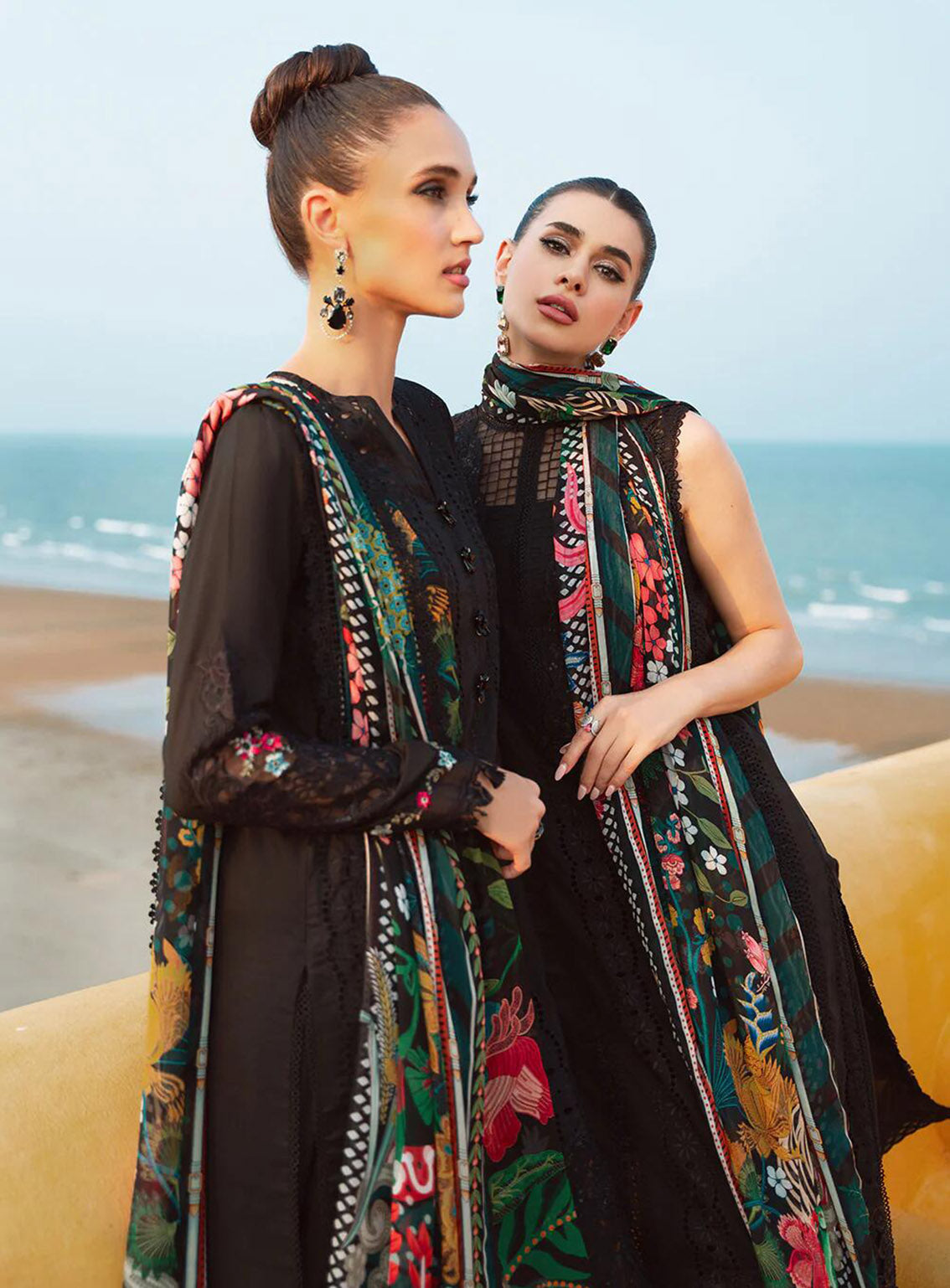Saira Rizwan Embroidered Lawn Suits Unstitched 3 Piece - SR24L 01 AYZEL Saira Rizwan Embroidered Lawn Suits Unstitched 3 Piece - SR24L 01 AYZEL