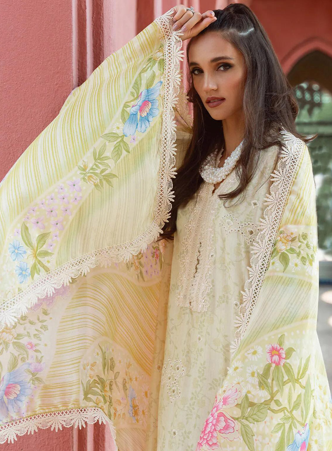 Saira Rizwan Embroidered Lawn Suits Unstitched 3 Piece - SR24L 05 KATE Saira Rizwan Embroidered Lawn Suits Unstitched 3 Piece - SR24L 05 KATE
