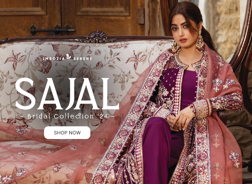 Sajal by Serene Premium Unstitched Bridal Collection 2024 Royal Fashion