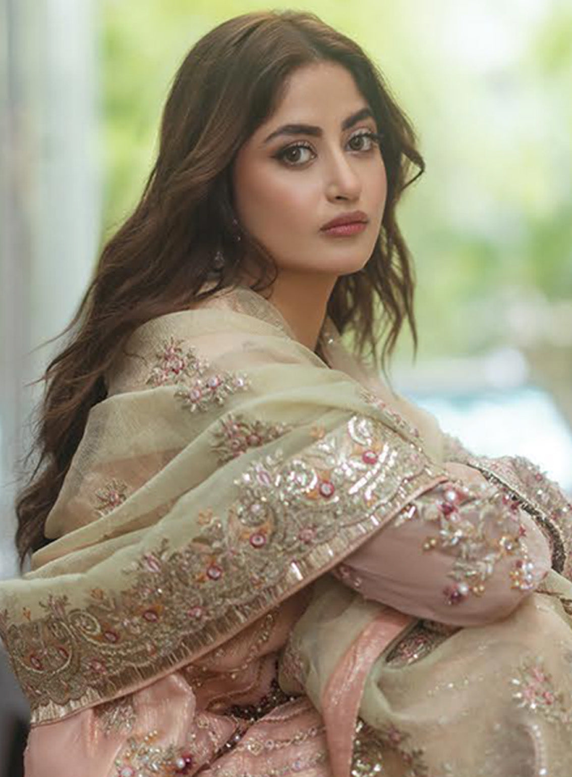 Sajal by Serene Embroidered Organza Suits Unstitched 3 Piece - SR24SB SB-27 ZARQASH Sajal by Serene Embroidered Organza Suits Unstitched 3 Piece - SR24SB SB-27 ZARQASH
