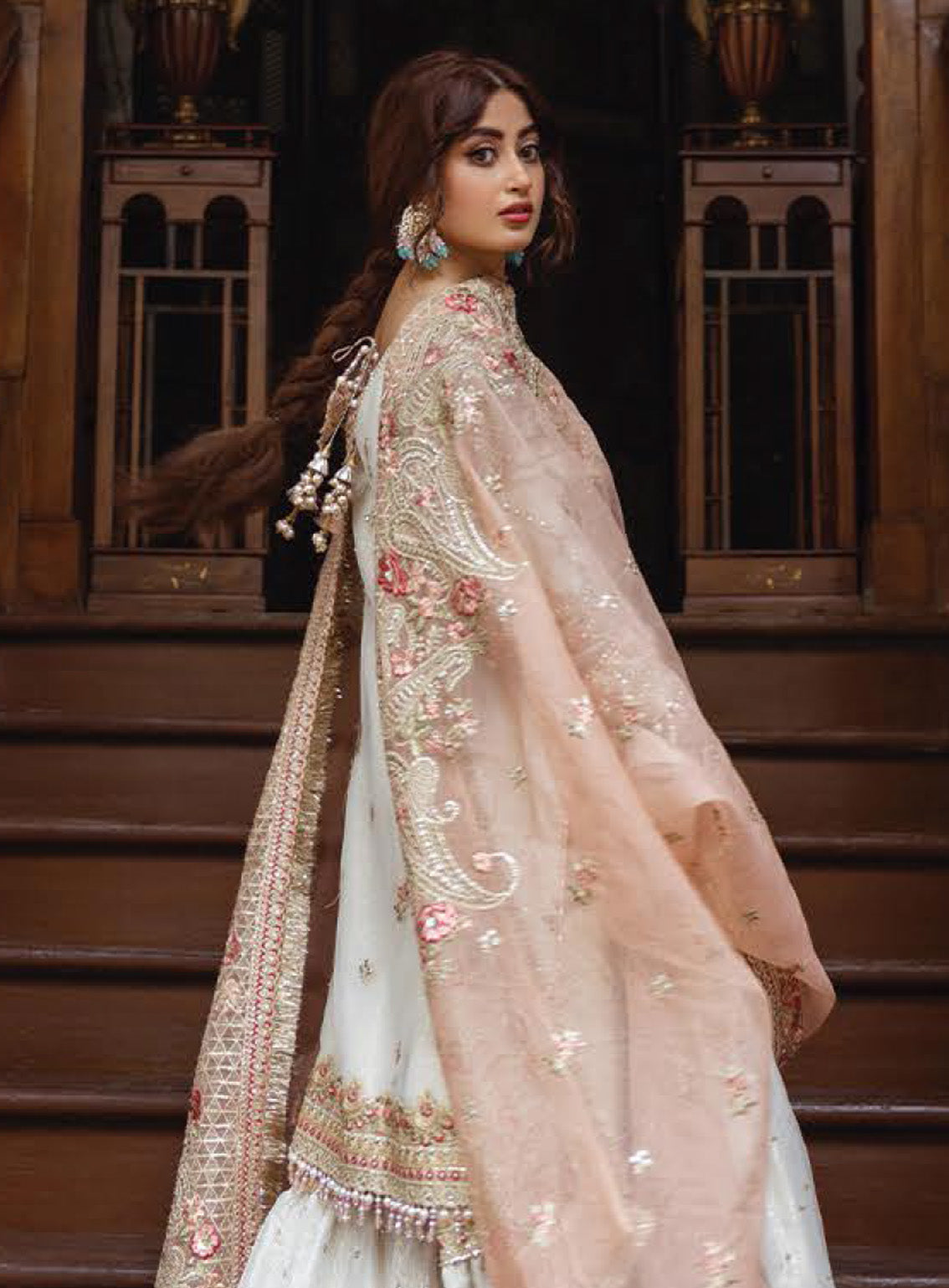 Sajal by Serene Embroidered Organza Suits Unstitched 3 Piece - SR24SB SB-29 ZEVAR Sajal by Serene Embroidered Organza Suits Unstitched 3 Piece - SR24SB SB-29 ZEVAR
