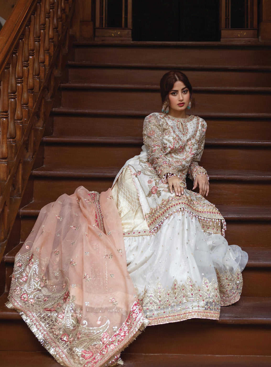 Sajal by Serene Embroidered Organza Suits Unstitched 3 Piece - SR24SB SB-29 ZEVAR Sajal by Serene Embroidered Organza Suits Unstitched 3 Piece - SR24SB SB-29 ZEVAR