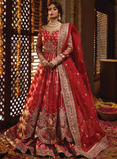 Sajal by Serene Embroidered Organza Suits Unstitched 3 Piece - SR24SB SB-30 MAIRAJ