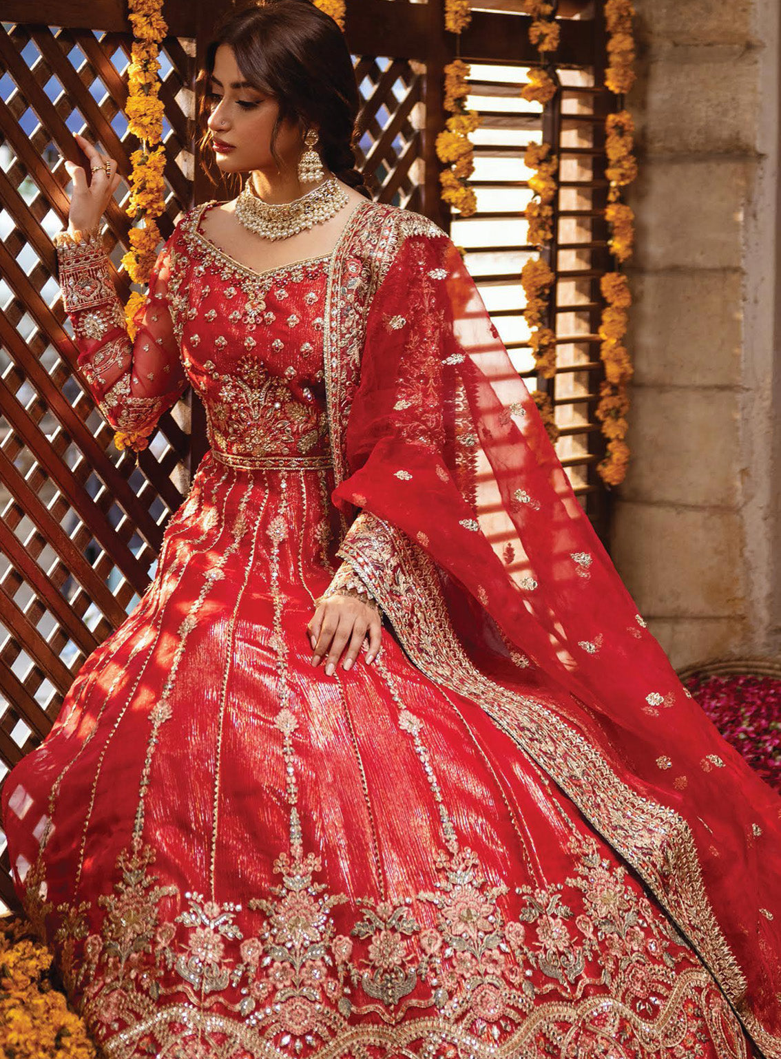 Sajal by Serene Embroidered Organza Suits Unstitched 3 Piece - SR24SB SB-30 MAIRAJ Sajal by Serene Embroidered Organza Suits Unstitched 3 Piece - SR24SB SB-30 MAIRAJ