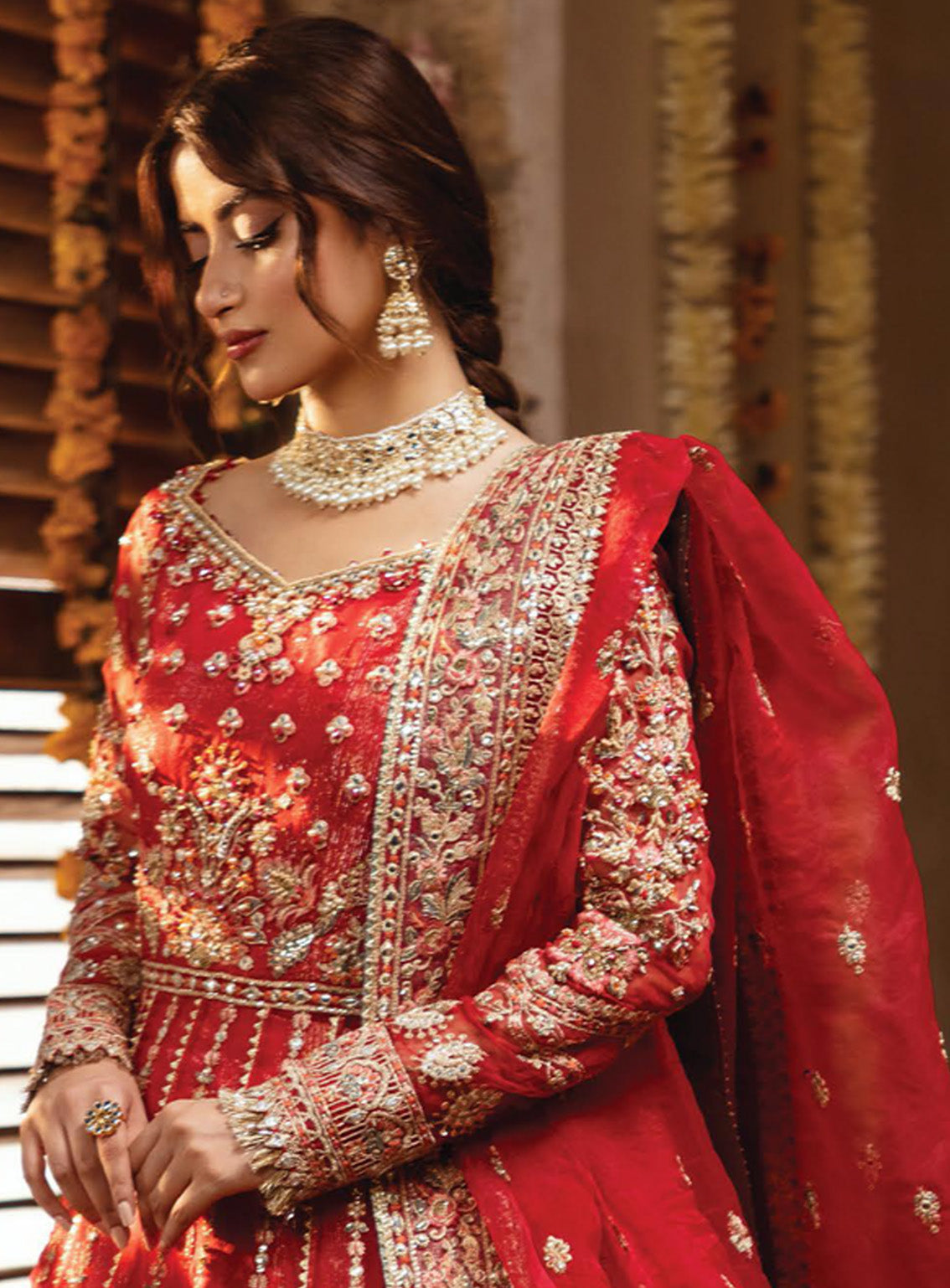 Sajal by Serene Embroidered Organza Suits Unstitched 3 Piece - SR24SB SB-30 MAIRAJ Sajal by Serene Embroidered Organza Suits Unstitched 3 Piece - SR24SB SB-30 MAIRAJ