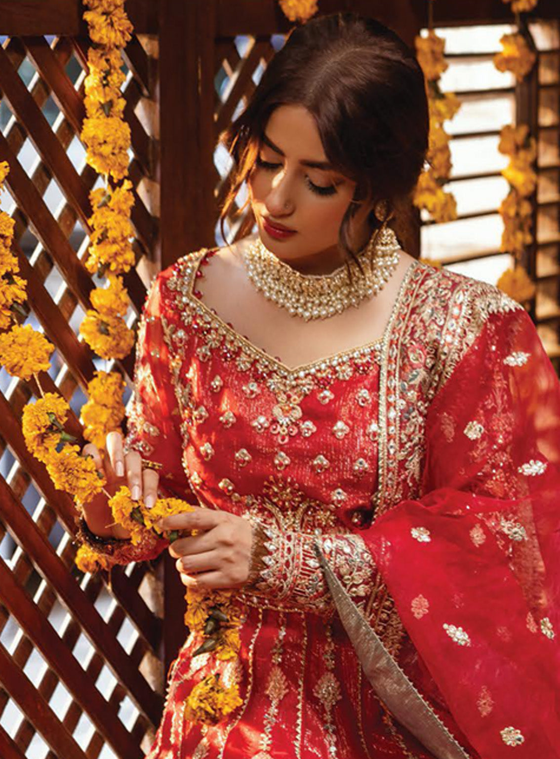 Sajal by Serene Embroidered Organza Suits Unstitched 3 Piece - SR24SB SB-30 MAIRAJ Sajal by Serene Embroidered Organza Suits Unstitched 3 Piece - SR24SB SB-30 MAIRAJ