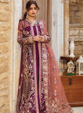 Sajal by Serene Embroidered Organza Suits Unstitched 3 Piece - SR24SB SB-34 NAZAKAT