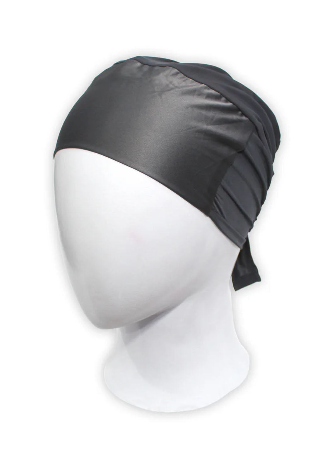 Satin Hijab Cap By Hijab ul Hareem Dark Grey - HH24HC 01 Satin Hijab Cap By Hijab ul Hareem Dark Grey - HH24HC 01