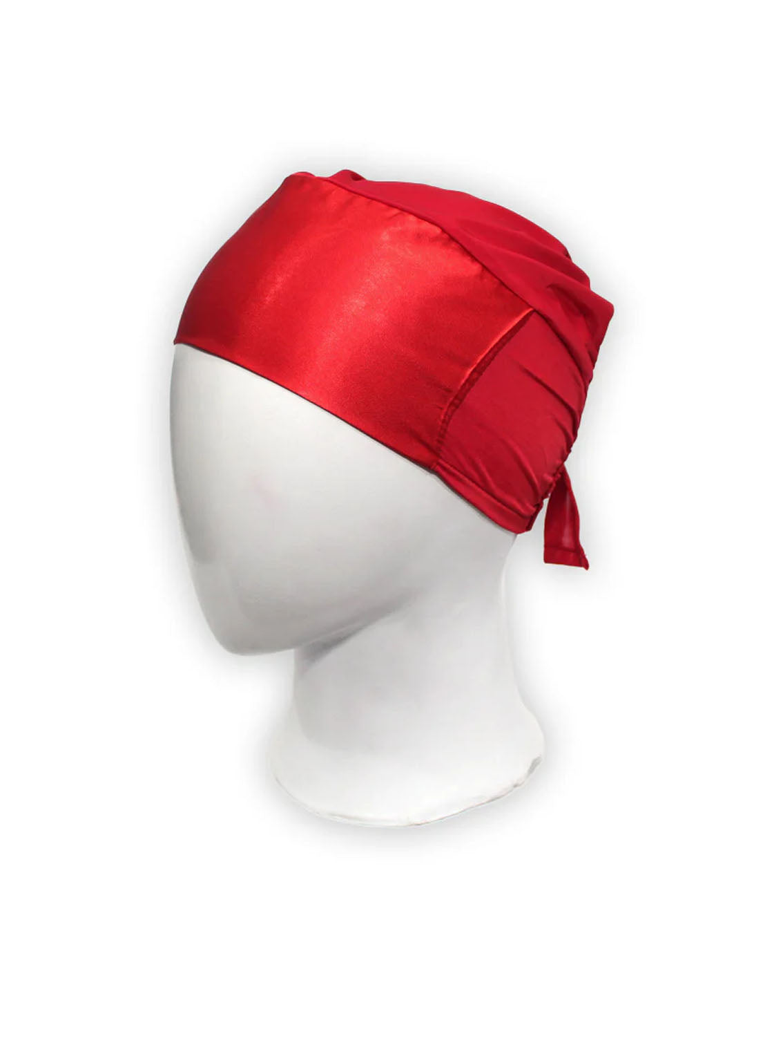 Satin Hijab Cap By Hijab ul Hareem Red - HH24HC 02 Satin Hijab Cap By Hijab ul Hareem Red - HH24HC 02