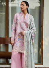 Satori by Zara Shahjahan Embroidered Lawn Suits Unstitched 3 Piece - ZS25LL 2A NOZOMI