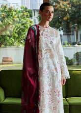 Satori by Zara Shahjahan Embroidered Lawn Suits Unstitched 3 Piece - ZS25LL 3A UMI