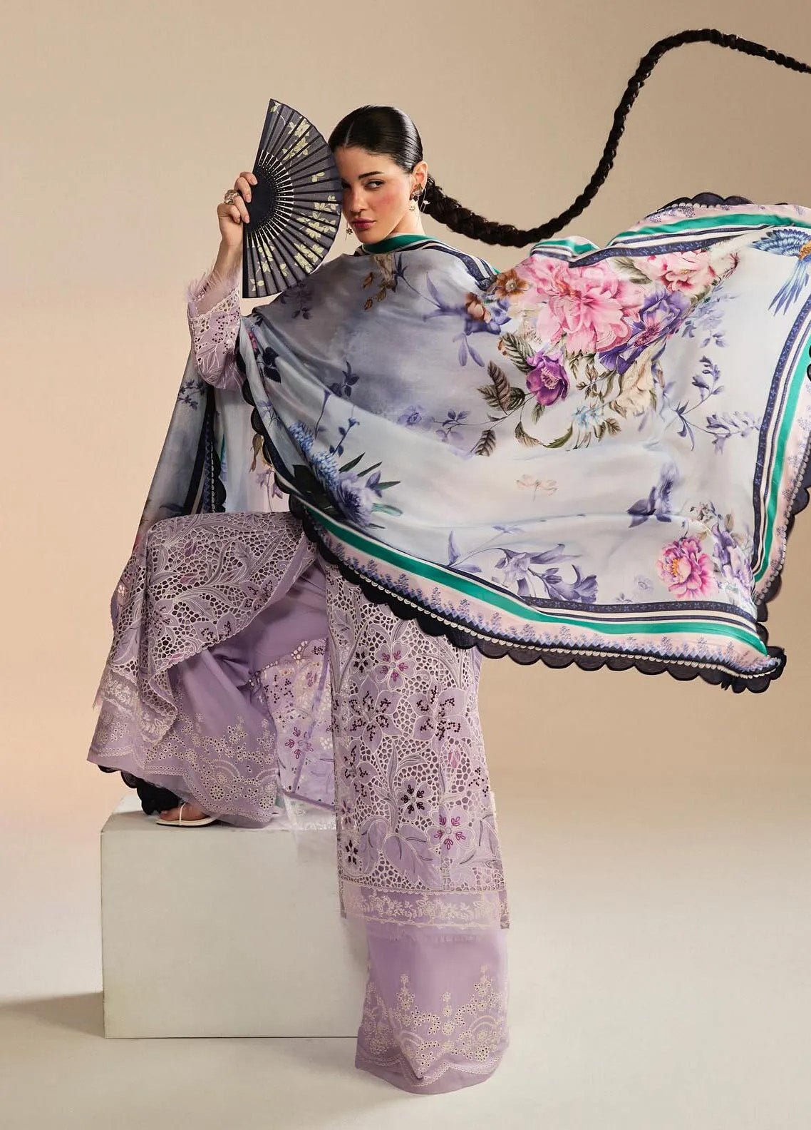 Satori by Zara Shahjahan Embroidered Lawn Suits Unstitched 3 Piece - ZS25LL 3B UMI Satori by Zara Shahjahan Embroidered Lawn Suits Unstitched 3 Piece - ZS25LL 3B UMI