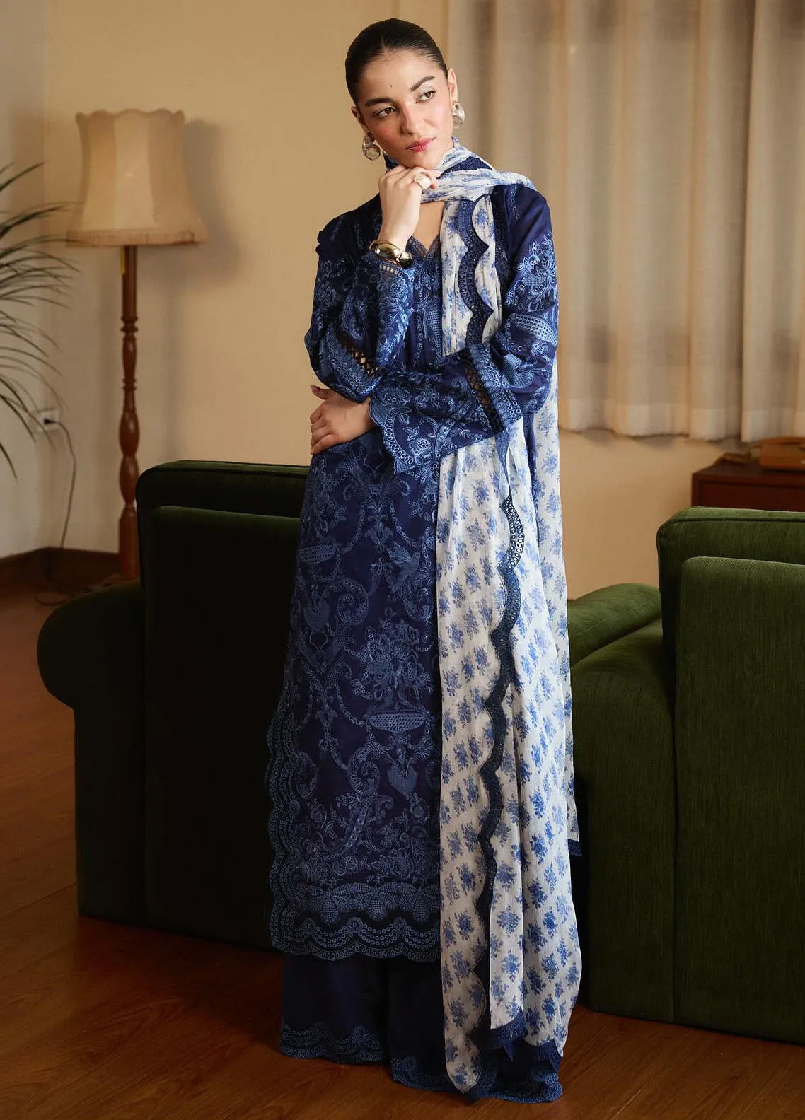 Satori by Zara Shahjahan Embroidered Lawn Suits Unstitched 3 Piece - ZS25LL 9B SEI Satori by Zara Shahjahan Embroidered Lawn Suits Unstitched 3 Piece - ZS25LL 9B SEI