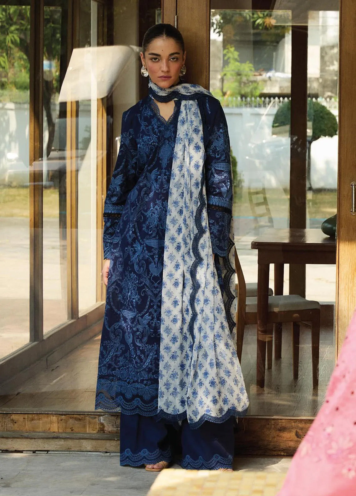 Satori by Zara Shahjahan Embroidered Lawn Suits Unstitched 3 Piece - ZS25LL 9B SEI Satori by Zara Shahjahan Embroidered Lawn Suits Unstitched 3 Piece - ZS25LL 9B SEI