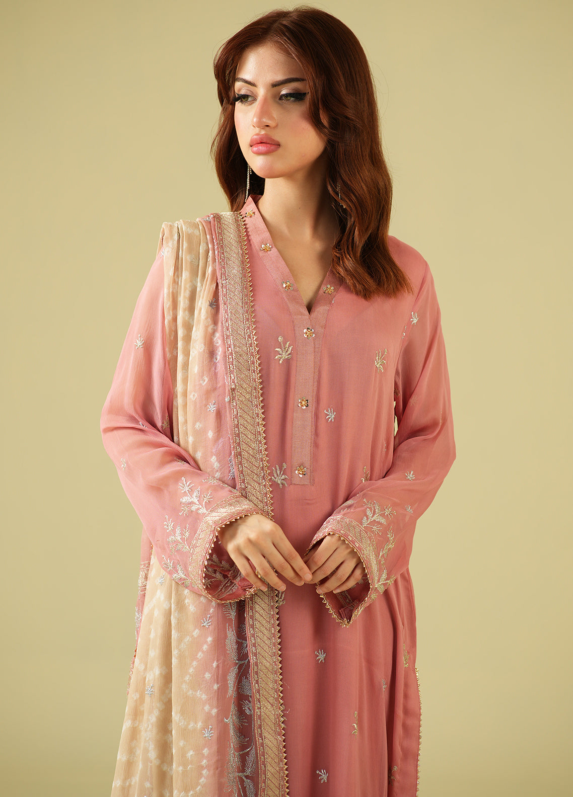 Satrang By Zouj Chunri Embroidered Chiffon 3 Piece Unstitched Suit ZJ26CEC D-02 Satrang By Zouj Chunri Embroidered Chiffon 3 Piece Unstitched Suit ZJ26CEC D-02