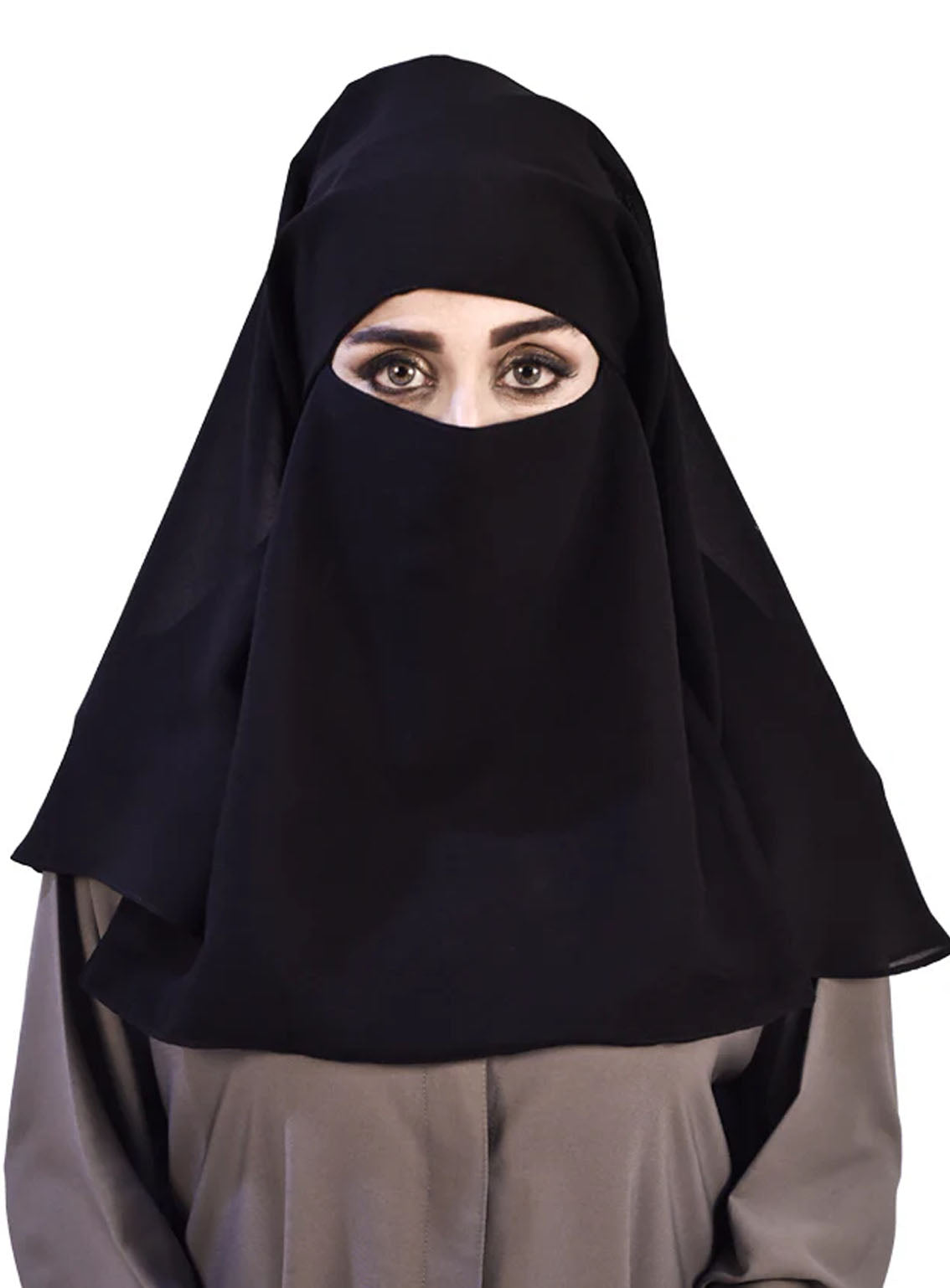 Saudi Face Cover (Naqab) By Hijab ul Hareem - HH24FC 03 Saudi Face Cover (Naqab) By Hijab ul Hareem - HH24FC 03