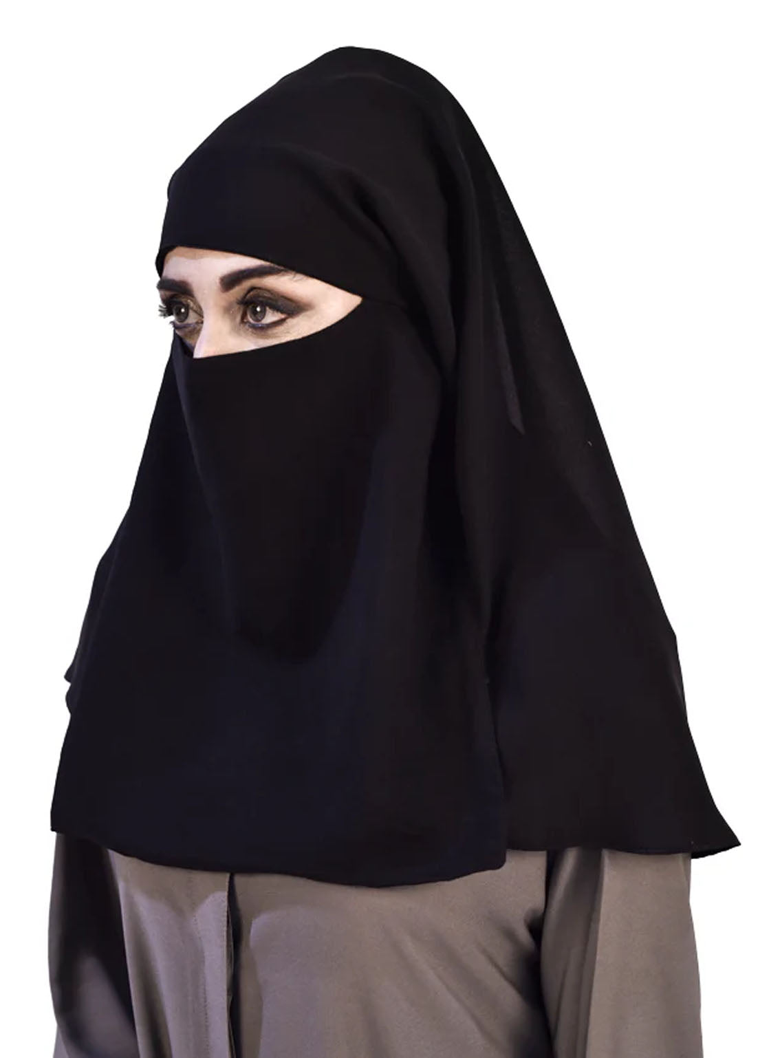 Saudi Face Cover (Naqab) By Hijab ul Hareem - HH24FC 03 Saudi Face Cover (Naqab) By Hijab ul Hareem - HH24FC 03