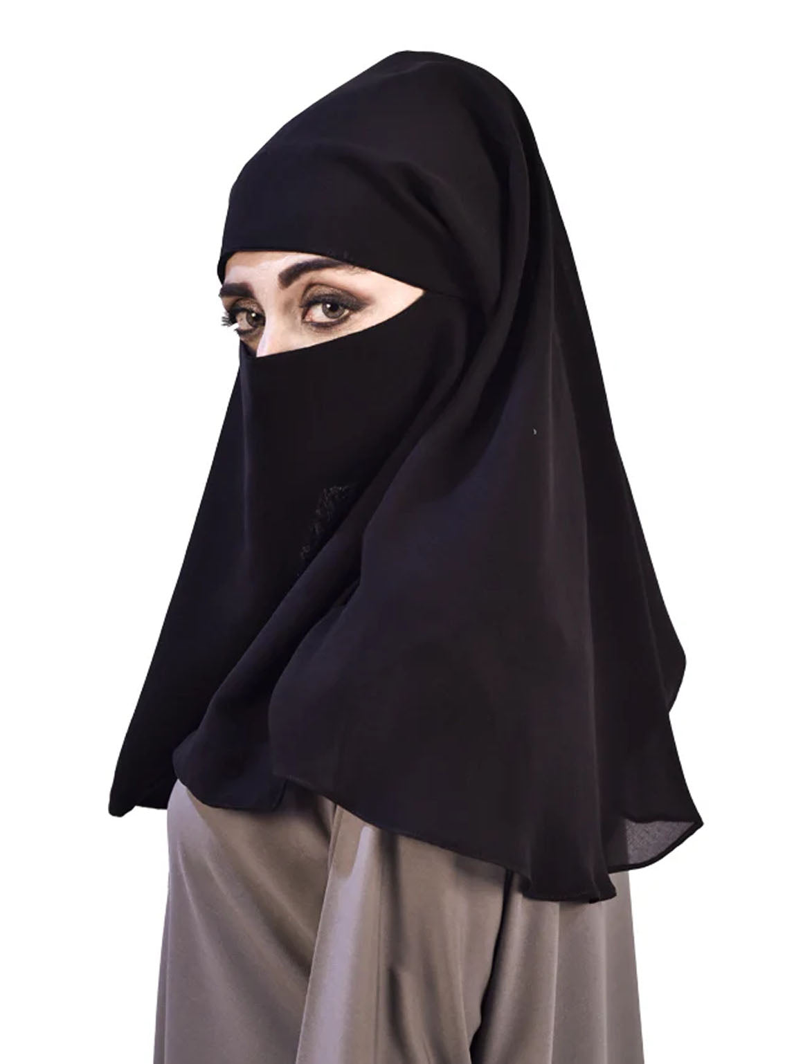 Saudi Face Cover (Naqab) By Hijab ul Hareem - HH24FC 03 Saudi Face Cover (Naqab) By Hijab ul Hareem - HH24FC 03