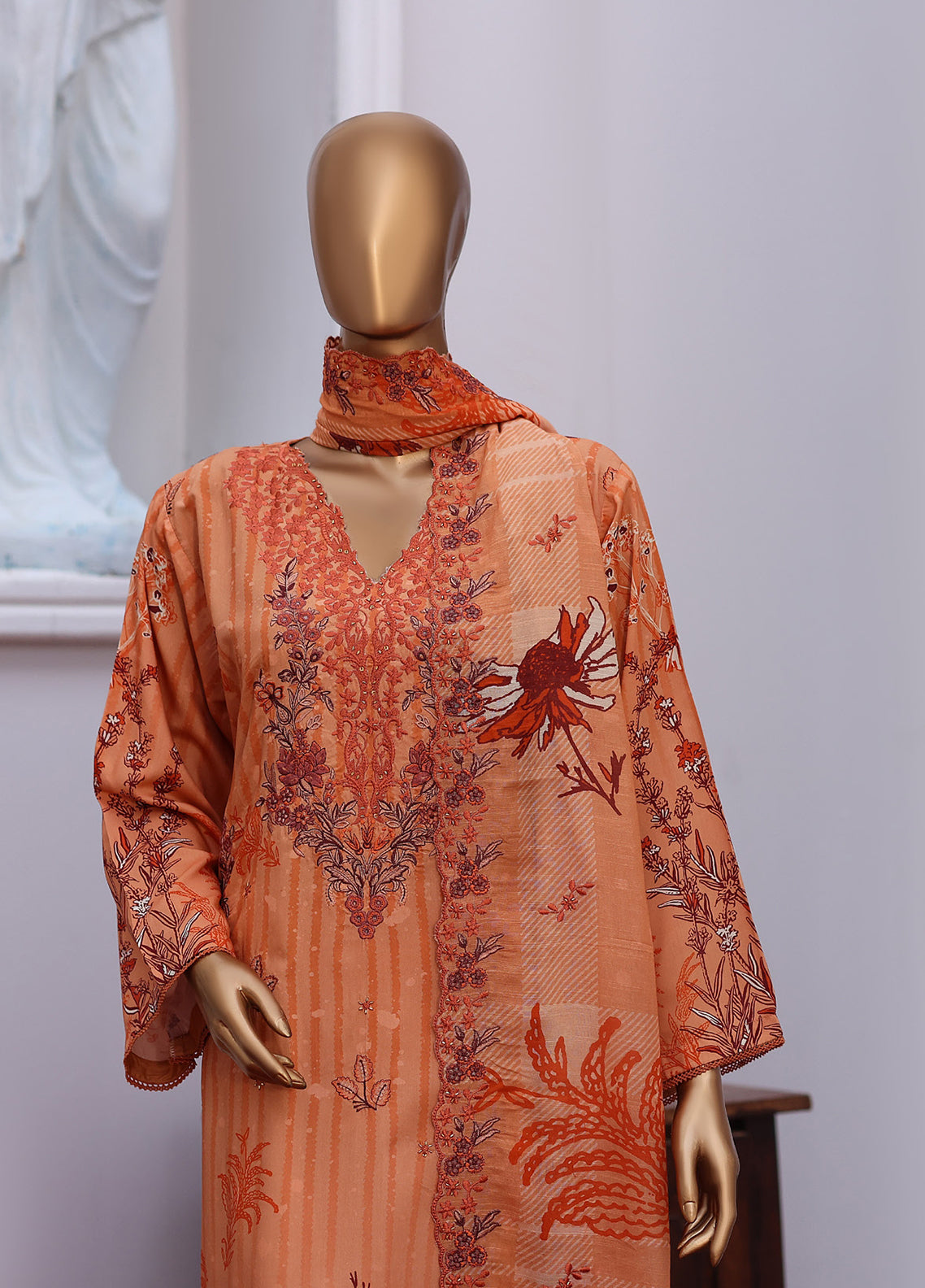 Schick Cut Dana Embroidered Viscose 3 Piece Unstitched Suit SDH26CDEV D-01 Schick Cut Dana Embroidered Viscose 3 Piece Unstitched Suit SDH26CDEV D-01