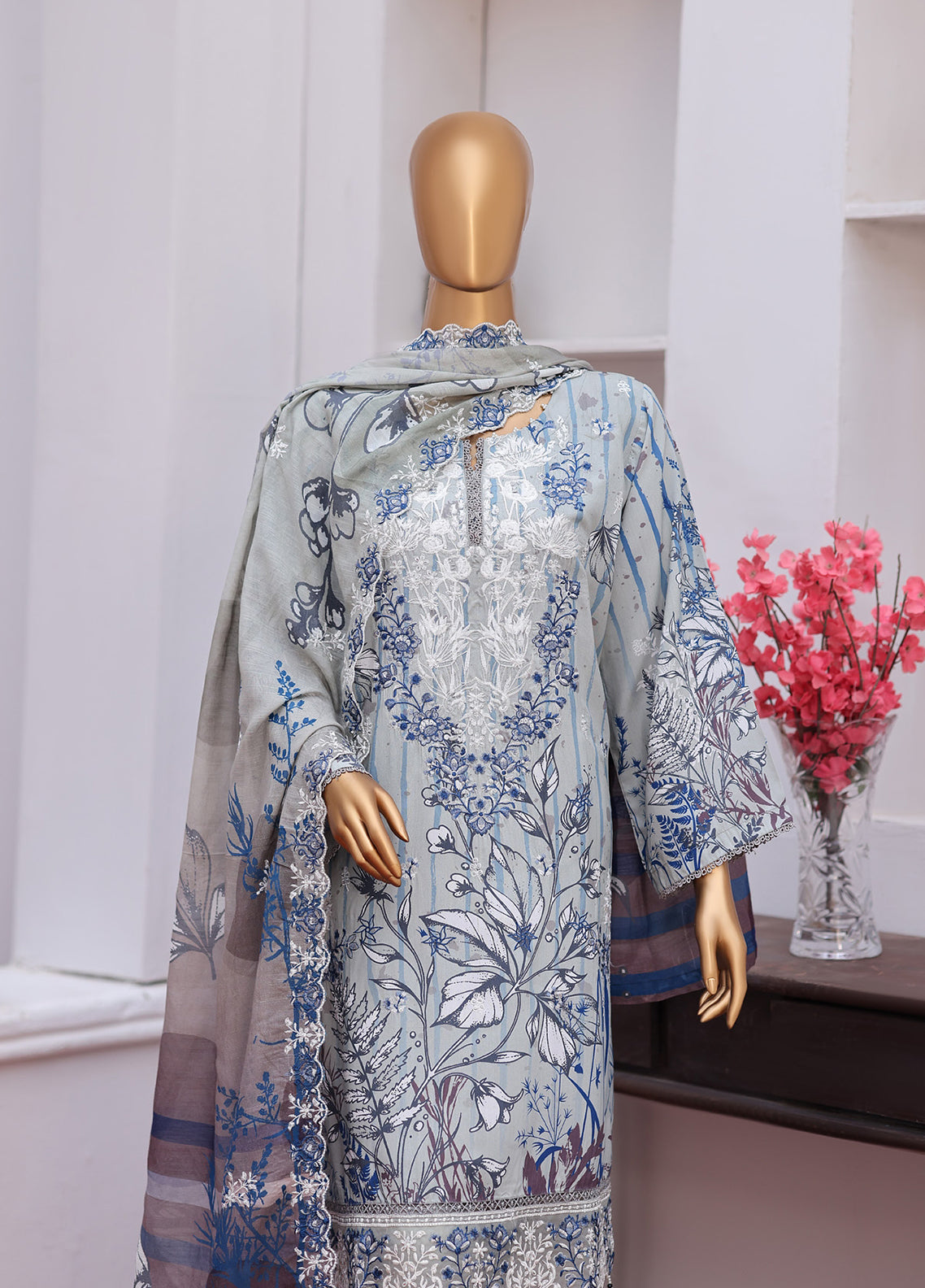 Schick Cut Dana Embroidered Viscose 3 Piece Unstitched Suit SDH26CDEV D-03 Schick Cut Dana Embroidered Viscose 3 Piece Unstitched Suit SDH26CDEV D-03