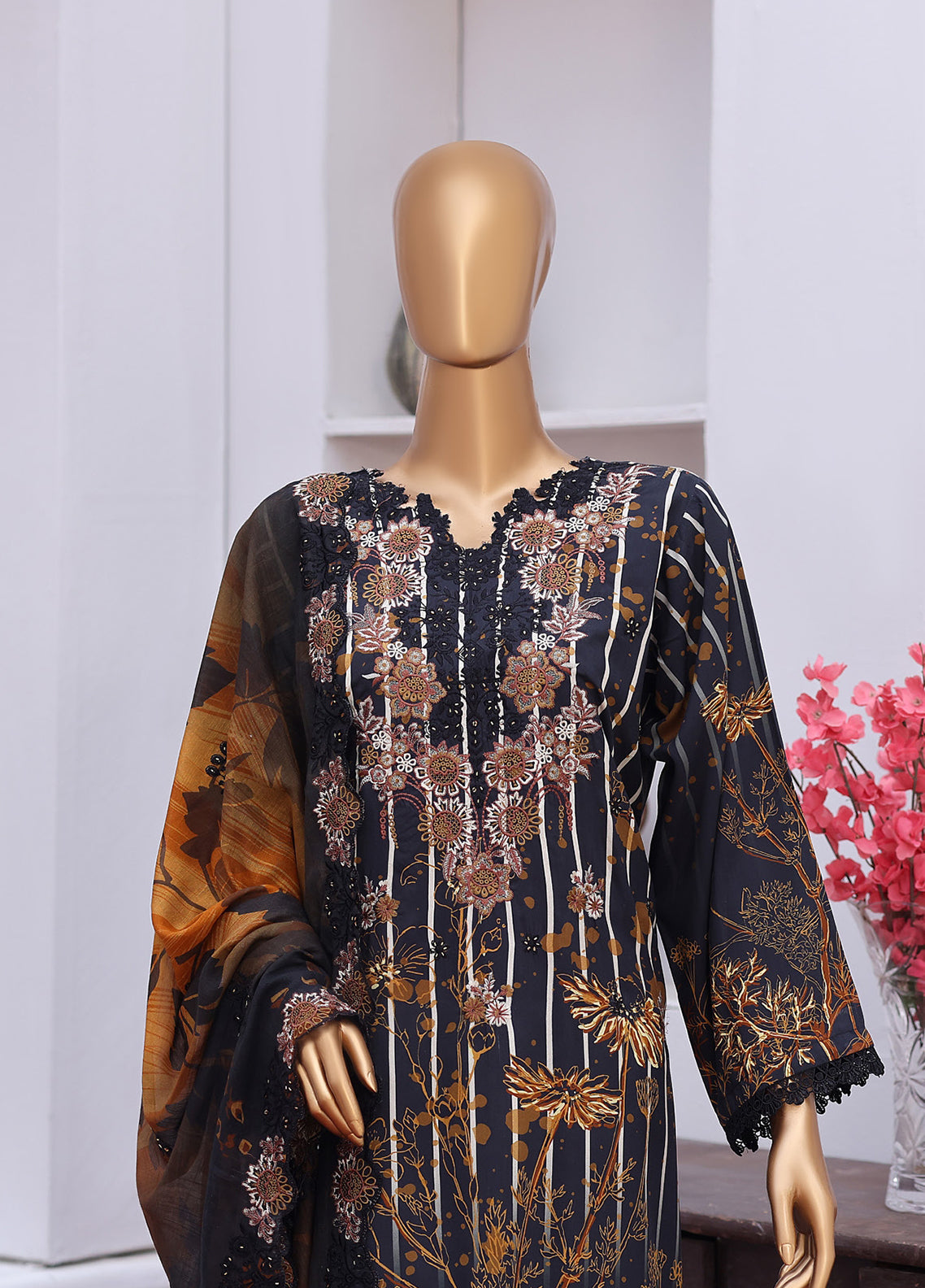 Schick Cut Dana Embroidered Viscose 3 Piece Unstitched Suit SDH26CDEV D-04 Schick Cut Dana Embroidered Viscose 3 Piece Unstitched Suit SDH26CDEV D-04
