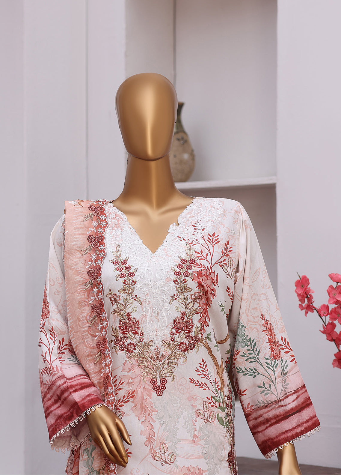 Schick Cut Dana Embroidered Viscose 3 Piece Unstitched Suit SDH26CDEV D-05 Schick Cut Dana Embroidered Viscose 3 Piece Unstitched Suit SDH26CDEV D-05