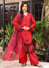 Schick Embroidered Viscose 3 Piece Unstitched Suit SDH26EV D-01